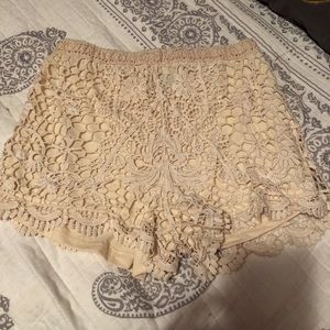Lace shorts (soft material inside)